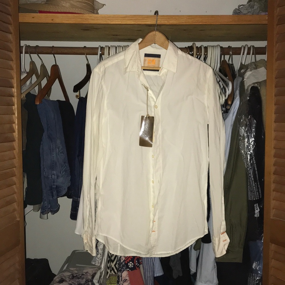 Boss Orange Men’s white dress shirt